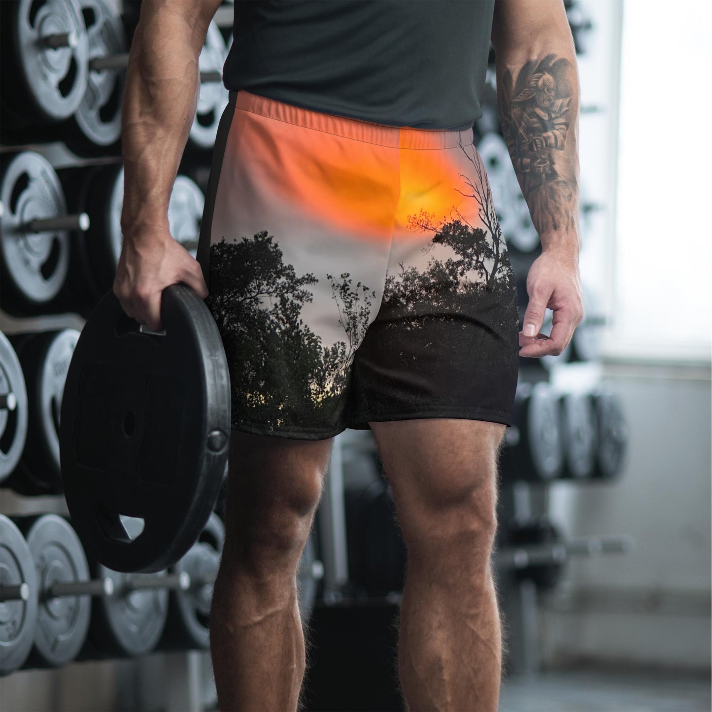 Florida Sunset Men's Recycled Athletic Shorts