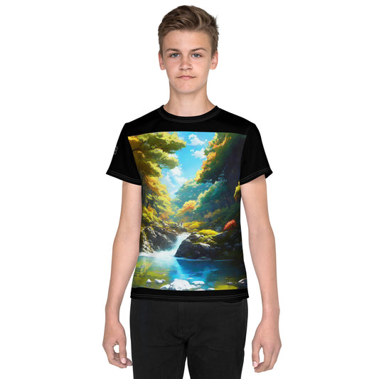 Magic River Crew Neck T-shirt