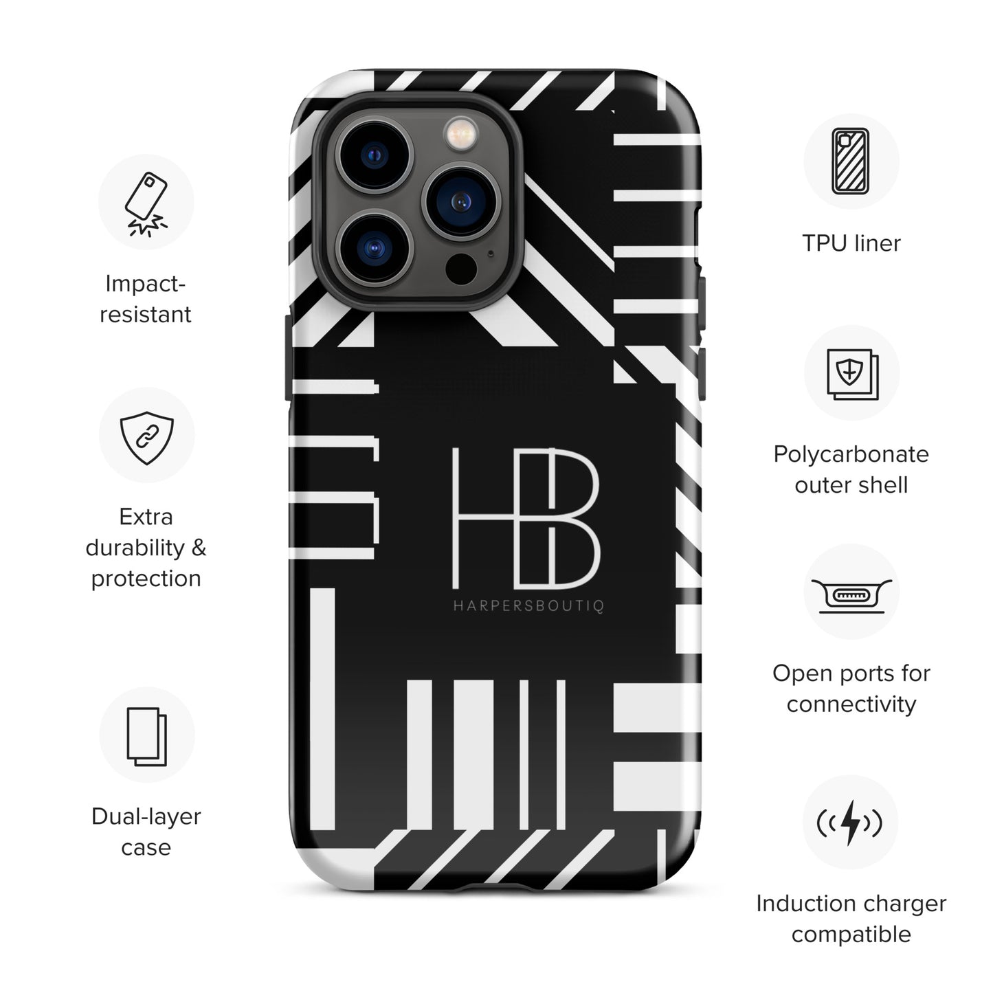 Bold Stripes Edition! Tough Case for iPhone®