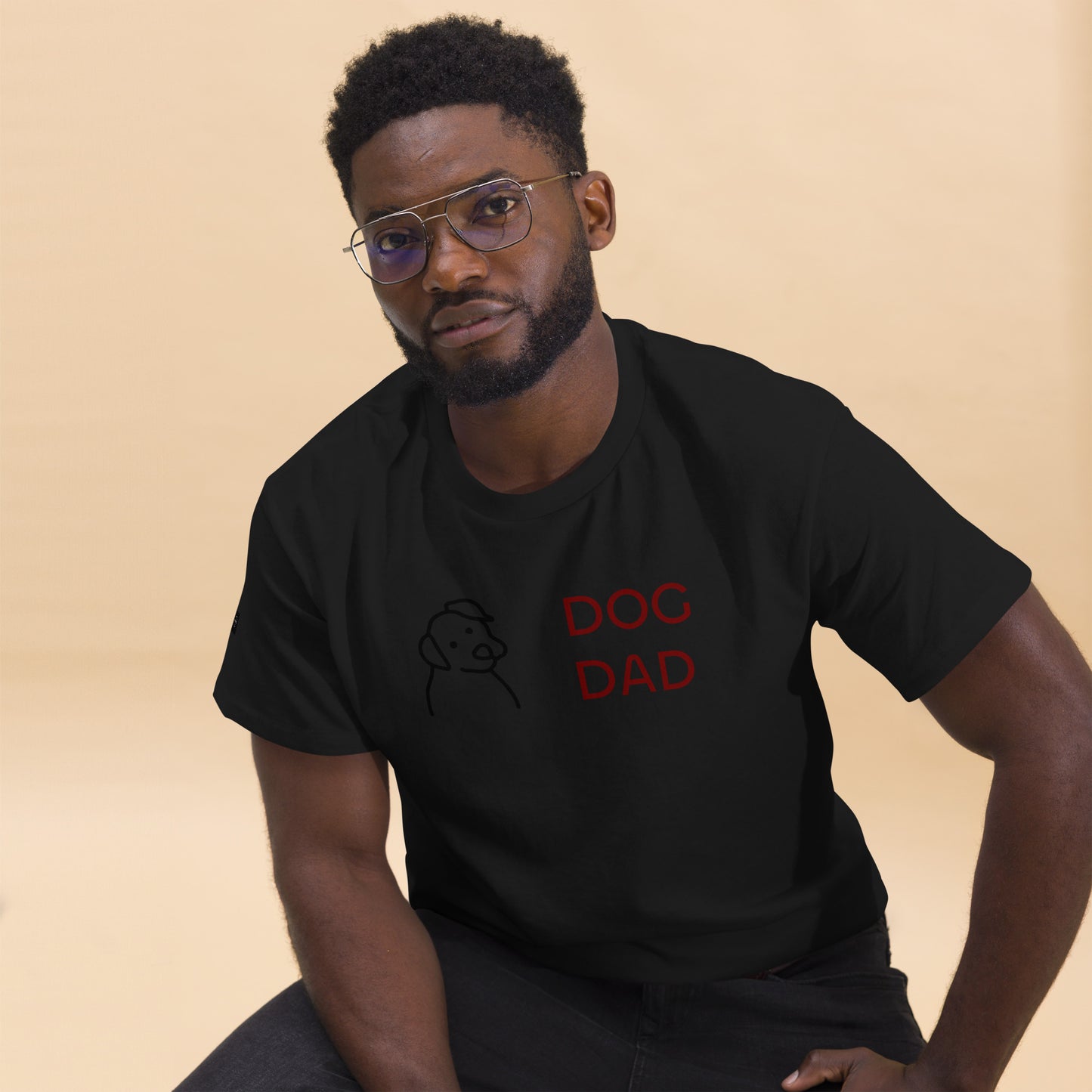 “Dog Dad" Classic Tee - 100% Cotton