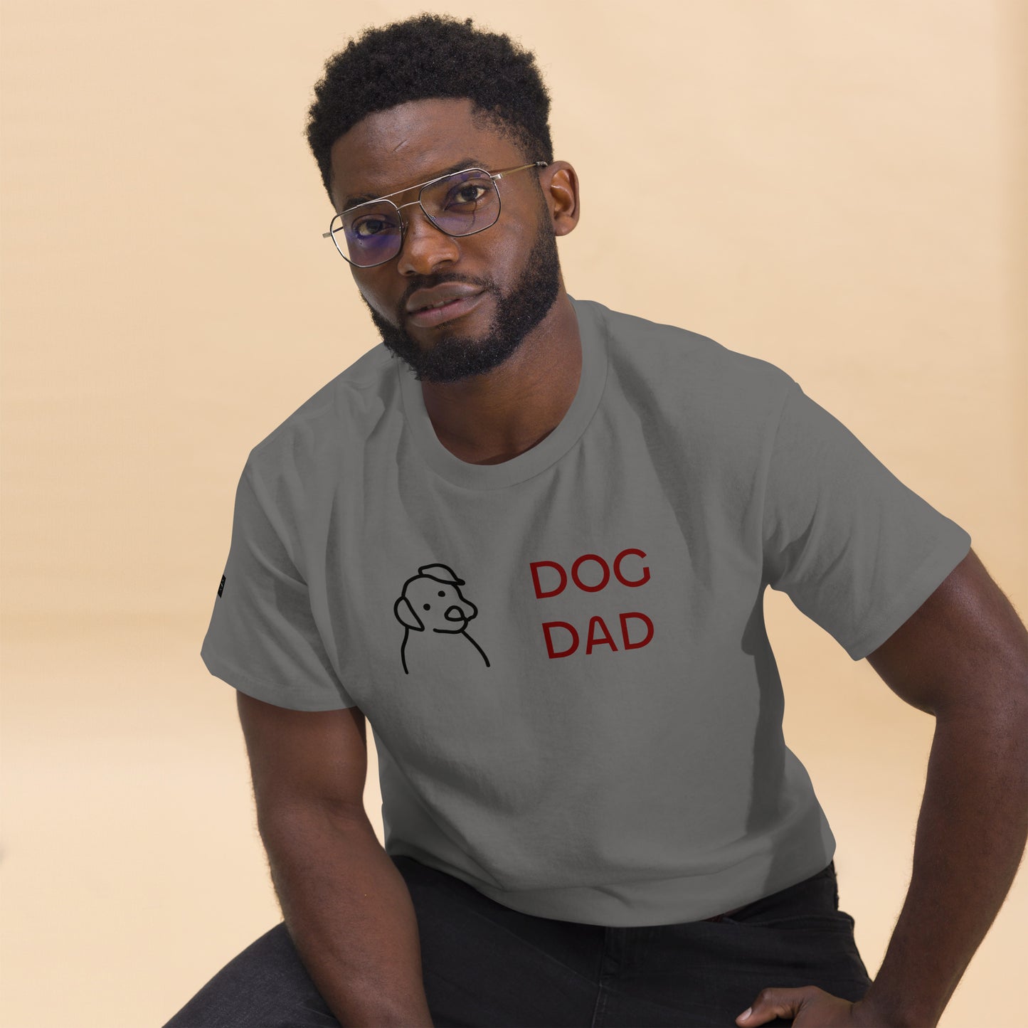 “Dog Dad" Classic Tee - 100% Cotton